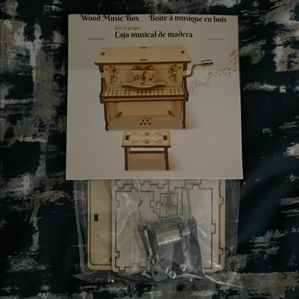 Wooden Music Box Kit
